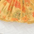 thumbnail image 7 of LWNYDPLSD Maxi Dress Evening Dress Dresses for Wedding Guest Long Sleeve Velvet Dress Little Girls Clothes Girl Clothes Size 6 Clothes for 1 Year Old, Yellow 2-3 Years, 7 of 7