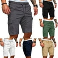 thumbnail image 2 of Mens Sports Shorts Gym Training Running Bodybuilding Workout Fitness Short Pants, 2 of 7