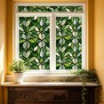 thumbnail image 4 of Vintage Geometric Glass Window Privacy Film, Glass Window Film for Bathroom & Front Door, Static Cling Decorative Window Stickers Day and Night Privacy Sun Heat Blocking,17.7"x39.4", 4 of 7