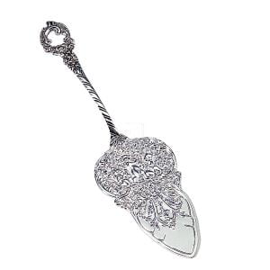 Silver Plated Server - SILVER PLATED VICTORIAN CAKE SERVER