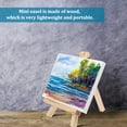thumbnail image 3 of Wooden Mini Easel for Home Use Lightweight Portable White Cloth Set Perfect for Beginners Students Kids Classes, 3 of 9
