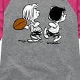 thumbnail image 3 of Peanuts - Marcie Patty Football - Toddler & Youth Girls Raglan Graphic T-Shirt, 3 of 6
