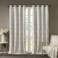 thumbnail image 3 of Ogee Knitted Jacquard Total Blackout Panel 50x108"/Ivory, 3 of 4