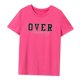 thumbnail image 5 of Camiseta para mujer con cuello redondo, disfraz simple, ropa ligera, manga corta XL, 5 of 8