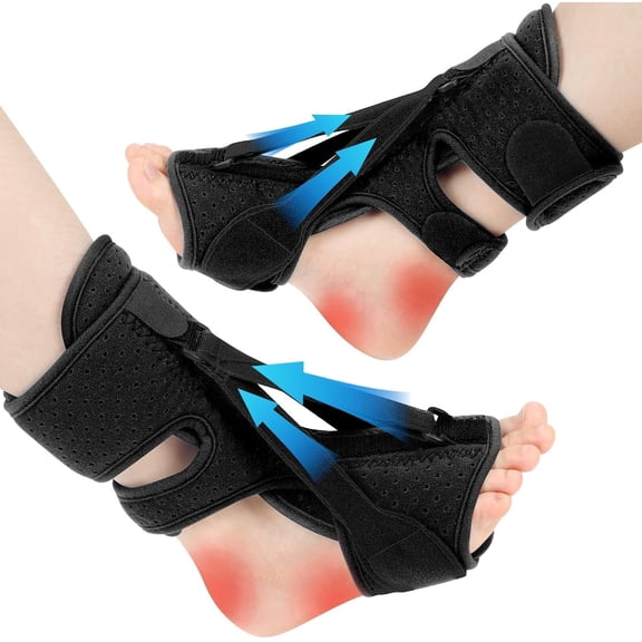 Plantar Fasciitis Night Splint,Upgrade 3 Adjustable Plantar Fasciitis Relief Brace,Adjustable Aluminum Bar Inside,for Pain Relief Fasciitis,Achilles T
