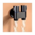 thumbnail image 3 of Mini Multi-Function Faucet Brass 1 Into 2 Out Dual Control Washing Machine Chrome Tap for Washing M, 3 of 5