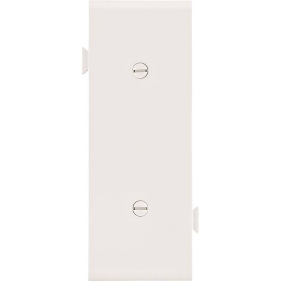 Cooper Wiring 0535021 Blank Mid Size Wall Plate, 1 Gang, 4.5 x 20.75 x 0.08 in. - White