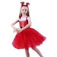 thumbnail image 3 of FhsagQ Dresses Girls Christmas Dresses Size 5-6 Child Girls Pageant Dress Christmas Party Gown Princess Dresses Christmas Dresses for Girls 10-12 Girls Christmas Dresses Size 6T Red 4-5 Years, 3 of 8