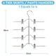 thumbnail image 2 of Percha para vestir Clip ajustable 4 capas antideslizante duradero Organizador de guardarropa ahorra espacio, 2 of 7