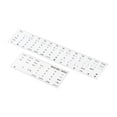 thumbnail image 3 of Pegatinas laterales para teclado, para teclas mecánicas de altura OEM, para ordenador de sobremesa con negro claro corto, 3 of 7