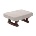 thumbnail image 3 of ziyahi Wood Footrest Step Stool Chair Decorative Footstools Rectangle Style Hallway Or Foyer Placement Rectangle Footstool Plain Color 41x30x18cm, 3 of 6
