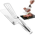 thumbnail image 7 of Stainless Steel Fish Spatula – Extended Grilling And Steak Flipping Tool, Kitchen Restaurant Cooking Accessory | Efficient Fish Frying Meat Handling Tool For Home Chefs And Professional, 7 of 7