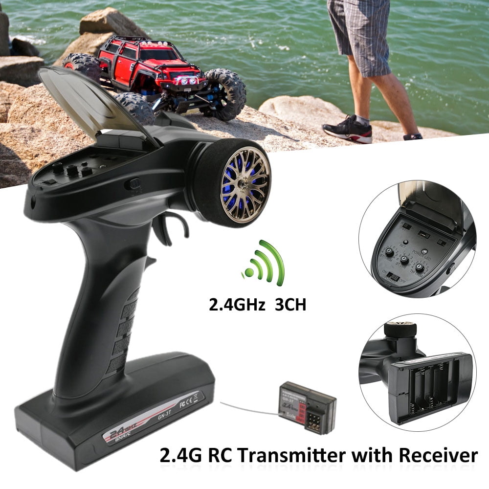 2.4G 3CH Radio Model Remote Control Controller for RC Car Boat Vehicle Model 1x 