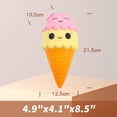 thumbnail image 3 of Squishies Ice Cream Giant Squishies Slow Rising Kawaii Smiley Squishies Stress Relief Toy Prime 1 piece 12.5 x 10.5 x 21.5 cm, 3 of 5