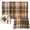 Dark Brown, Burnt Orange, Charcoal, Camel, variant on Orange Blue Checkered Placemats Set of 2, Fall Farmhouse Buffalo Plaid Washable Wipeable Table Mats for Dining Tables, Indoor Outdoor Kitchen Place Mats for Holiday Party Table Decor
