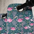 thumbnail image 3 of Ambesonne Flamingos Grommet Curtain, Exotic Bird Pattern, 50" x 120", Dark Green Pale Pink, 3 of 6