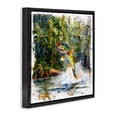 thumbnail image 3 of Stupell Industries Traditional Jumping Bass Splash Black Floating Frame Canvas Art, 18 x 18, by LSR Design Studio, 3 of 8