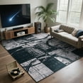 thumbnail image 2 of FULIE Abstract Area Rug 5'x8'Rug Machine Washable for Living Room/Dining Room/Bedroom,Gray, 2 of 8