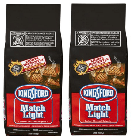 (2 pack) Kingsford Match Light Charcoal Briquettes, 6.2