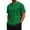 Green #34, variant on Men's Soft Cotton Henley Tees Three Button Notch Neck Short Sleeve Breathable Casual Walking T-Shirts Black 4XL
