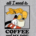 thumbnail image 3 of Mickey & Friends - Coffee and My Dog - Men's Long Sleeve T-Shirt, 3 of 5