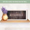 thumbnail image 2 of Family Name | Personalized Print, Wall Decor - Dark Wood, 2 of 5