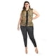 thumbnail image 5 of Blusa animal print con lazo Roman Fashion /Tallas Extras, 207 (Animal print) cafe 38, 5 of 7