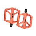 thumbnail image 2 of Pedales de bicicleta de 2 piezas con reflector, reemplazo directo, ultraligeros y elegantes, mantenimiento Naranja, 2 of 9
