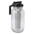 thumbnail image 1 of Cold Brew Coffee Maker, Thick Glass Airtight Iced Coffee Maker Pitcher with Stainless Steel Filter, Multipurpose Cold Brew Jar with Spout Lid and Handle for Brewing and Pouring, 1 of 7