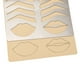 thumbnail image 2 of Maquillaje ceja labio plantilla impermeable ceja labio delineador de ojos plantilla de forma de Metal, 2 of 4