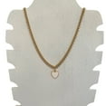 thumbnail image 5 of Statement Heart Curb Chain Necklace, 5 of 5