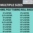 thumbnail image 7 of 4Mil Clear Poly Tubing Plastic Roll Bags LDPE - 10"x1075ft - Heat Sealable, 7 of 7