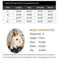 thumbnail image 6 of Cardigan Sweater for Women V Neck Tie Strap Heart Print Cable Knit Sweaters Open Front Casual Long Sleeve Cardigan Alsol Lamesa, 6 of 6