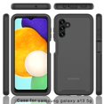 thumbnail image 5 of Compatible with Samsung Galaxy A15 Case, Dustproof Shockproof Case with Built-in Screen Protector, Bumper Frame Heavy Duty Full Body Protective Cover for Samsung Galaxy A15,Black, 5 of 5