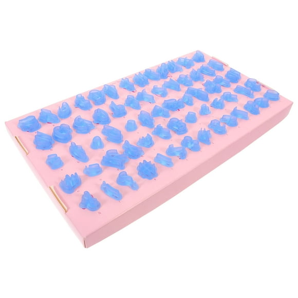 OULII 66Pcs Decorative Cookie Stamp for Shaping Cookies with DIY Design for Professional Cake Shop