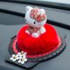 thumbnail image 4 of Hello Kittys-adorno de mesa de Perfume de coche Kawaii, joyería brillante de diamante Kt Cat, consola central automática, regalos de decoración Interior, 4 of 4