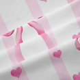thumbnail image 5 of Manfei Pink Girly Bow Curtains and Drapes Pack of 2 (52x63 Each),3D Cartoon Bowknot Print Black Out Curtains, 5 of 6