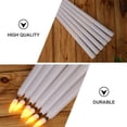 thumbnail image 2 of CHUANK 6 Pcs Light for Halloween Long Pole LED Taper Candles Rechargeable Father White, 2 of 8
