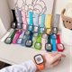 thumbnail image 2 of (Funda + Correa) Estuche Duro Para PC Con Vidrio Templado De Silicona Suave Para Apple Watch 41/40/38mm 45/44/42mm 8/7/SE/6/5/4/3/2/1, 2 of 4