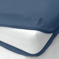 thumbnail image 5 of HNB Store Zipper Fitted Sheet Only, King Size 12" Deep Pocket Premium 1000TC Pure Egyptian Cotton - Mediterranean Blue, 5 of 6