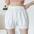 thumbnail image 2 of TRUBKH Slip Shorts for Women Under Dresses Thigh Society Shorts to Wear Under Dresses Dance Shorts Women Under Skirt Shorts Safety Shorts White L, 2 of 7