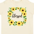 thumbnail image 4 of Inktastic Blessed Sunflower Wreath Girls Toddler T-Shirt, 4 of 5