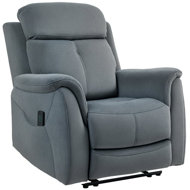 HOMCOM Fauteuil Inclinable Fauteuil Inclinable avec 8 Massages par Vibration, Gris Foncé