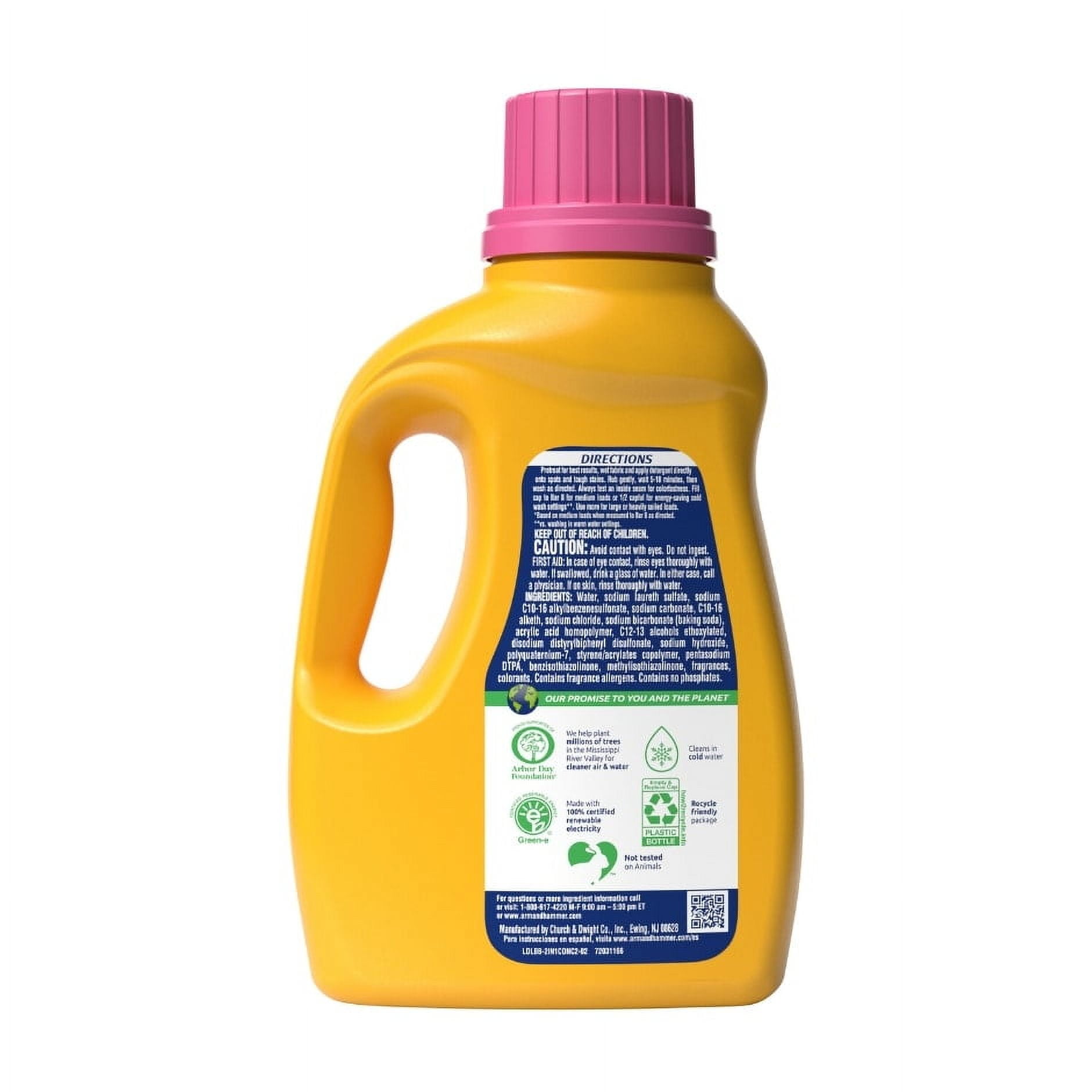ARM & HAMMER Orchard Bloom Liquid Laundry Detergent Plus Softener