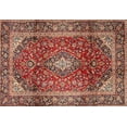 thumbnail image 1 of Ahgly Company Machine Washable Indoor Rectangle Traditional Saffron Red Area Rugs, 8' x 12', 1 of 7