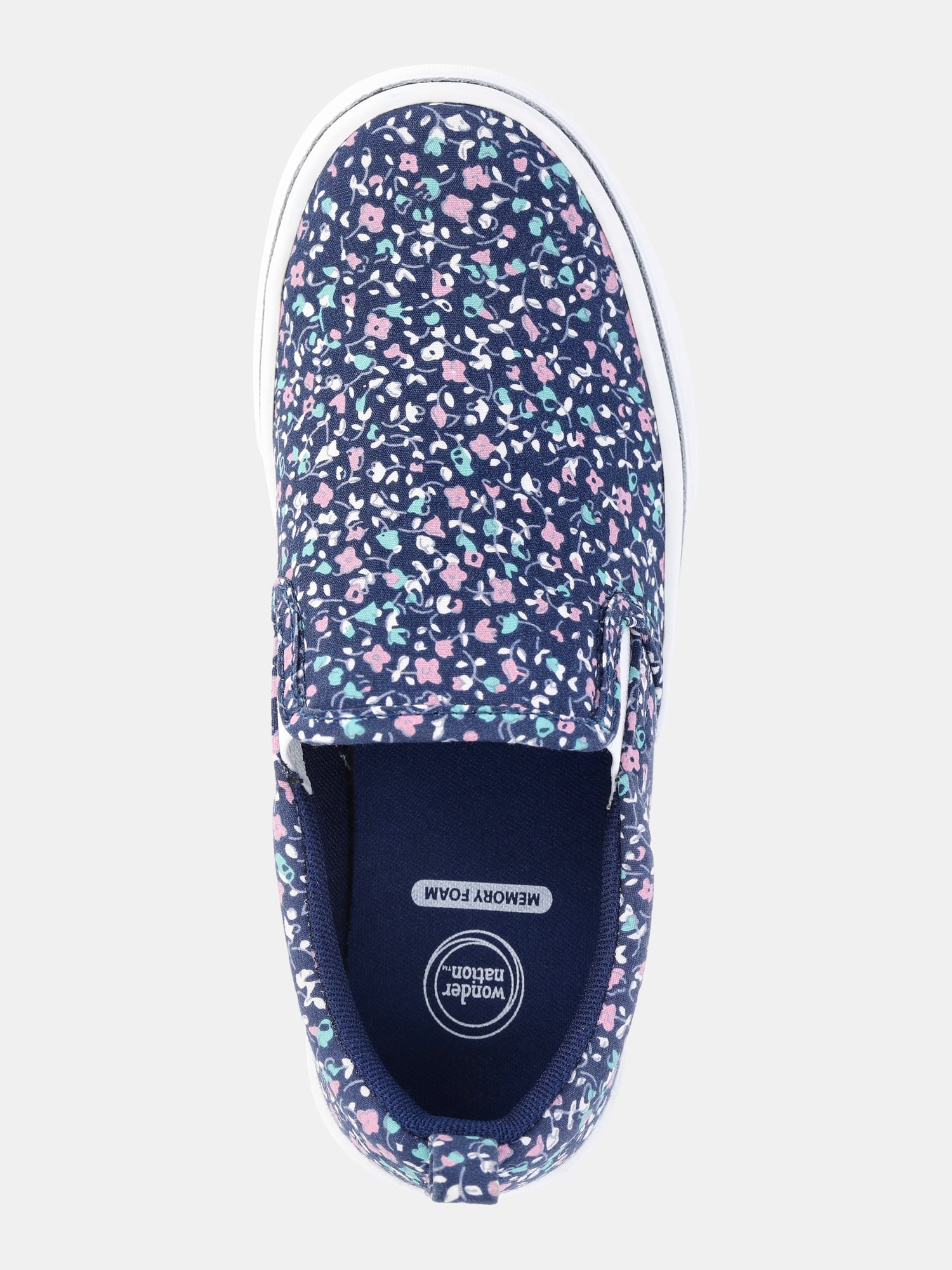 Wonder Nation Toddler and Girls' Slip-On Sneakers