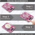 thumbnail image 3 of Pink Shells Food Scale Digital Kitchen Scale Waterproof Tempered Glass Tare Function 11 lb for Baking Cooking Meal Prep, 3 of 7