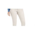 thumbnail image 2 of Style & Co Women's Curvy Fit Skinny Fashion Jeans Ivory Size 12, 2 of 3