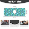 thumbnail image 2 of Kdxio Donut Pattern Non-Slip Diatom Mud Faucet Drain Pad,Self Absorbent Mat for Kitchen Sink for Variety Kitchen & Bathroom Countertops, 2 of 7
