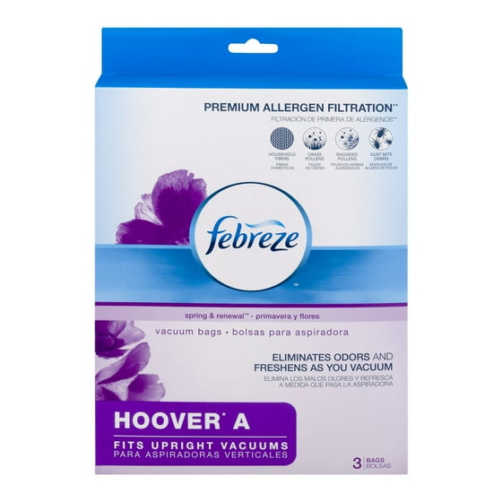 Febreze Vacuum Bags, Hoover Style A, Pack of 3